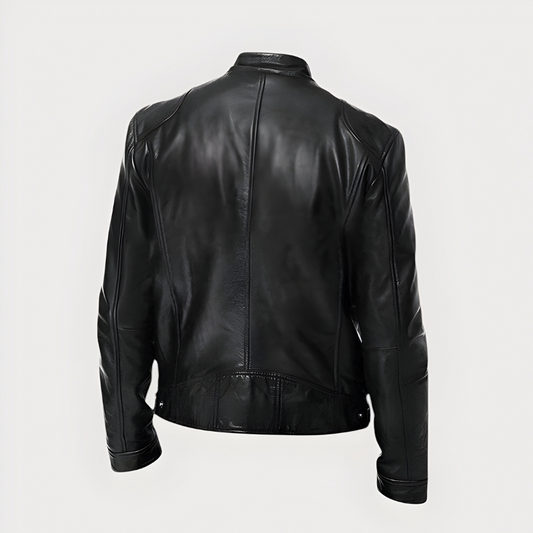Joren™ | Klassieke bikerjas met rits