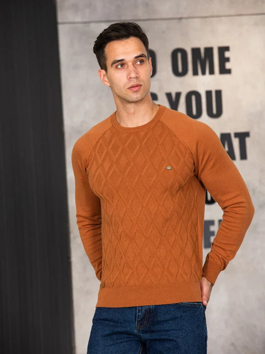 Koelman | Herenpullover met Ruitpatroon