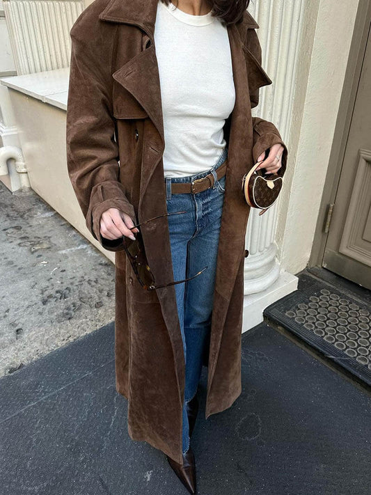 Frejas Suède Trenchcoat™ | Imitatie-suède