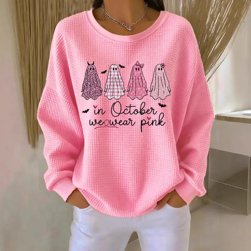 Roze met print (Bijna uitverkocht) / 5XL