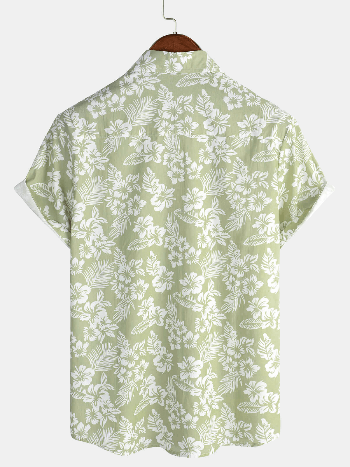 Van Laar | Hawaïblouse met korte mouwen en bloemenpatroon