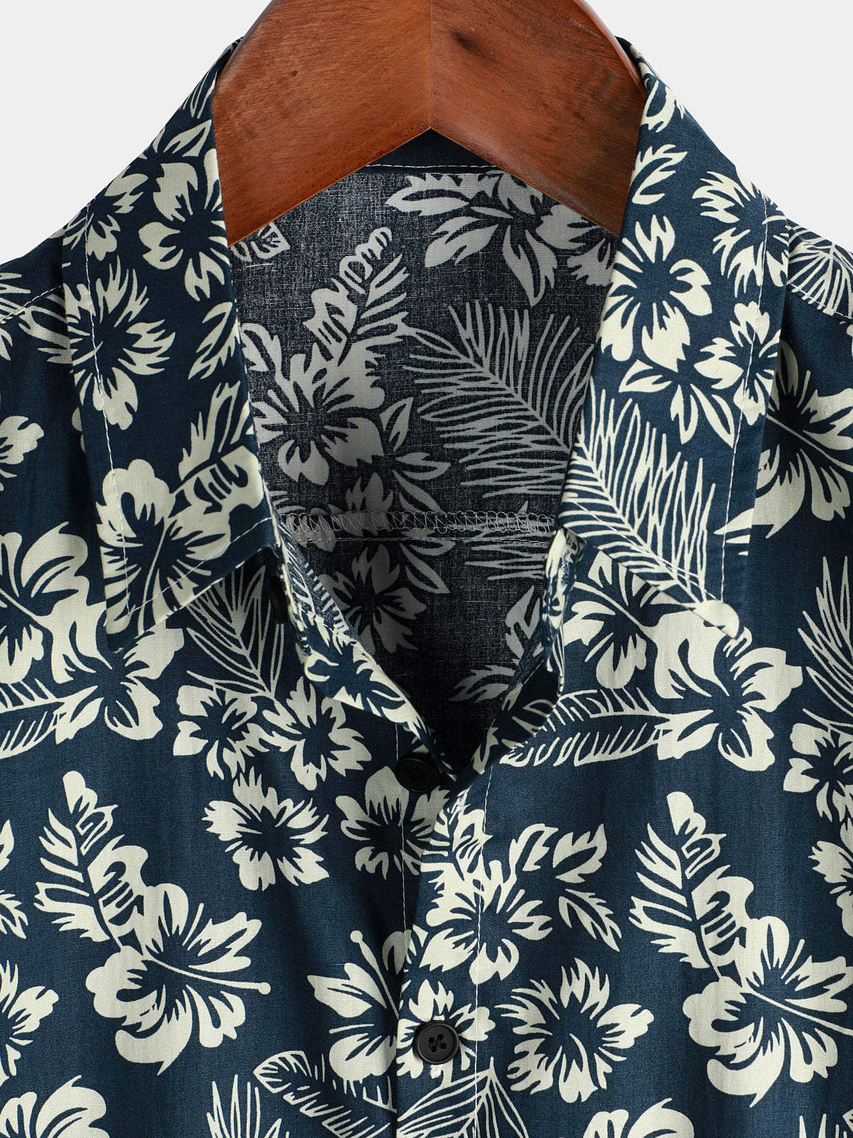 Van Laar  | Katoenen Hawaii Overhemd met Korte Mouwen