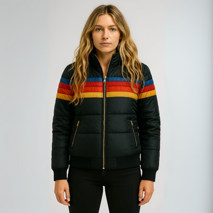 Sophie™ | Retro Gewatteerde Winterjas