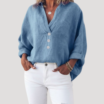 MARGA | Soepelvallende Blouse