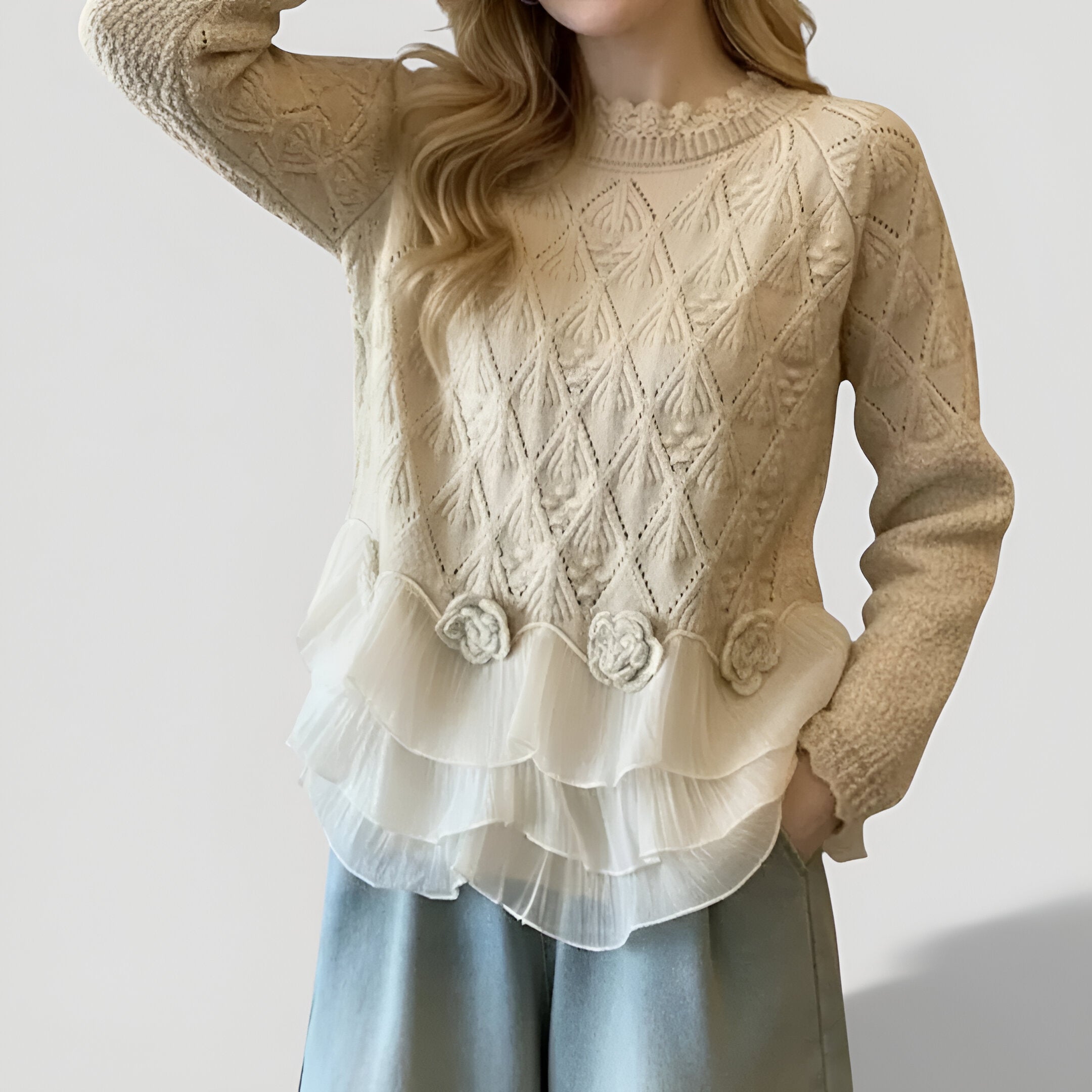Beige / 4XL