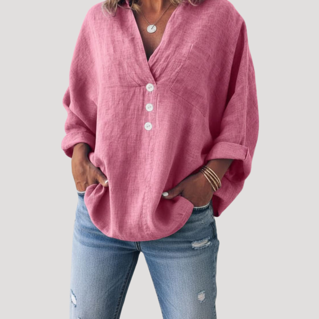 MARGA | Soepelvallende Blouse