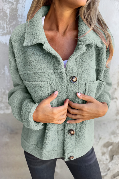 Rina™ | Warme casual teddy jas