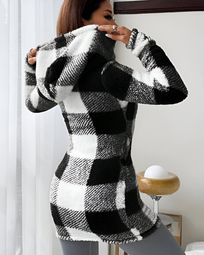Zari™ | Moderne Warme Jas met Capuchon