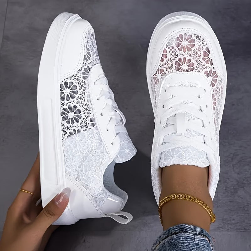 TINEKE | Elegante Kanten Sneakers