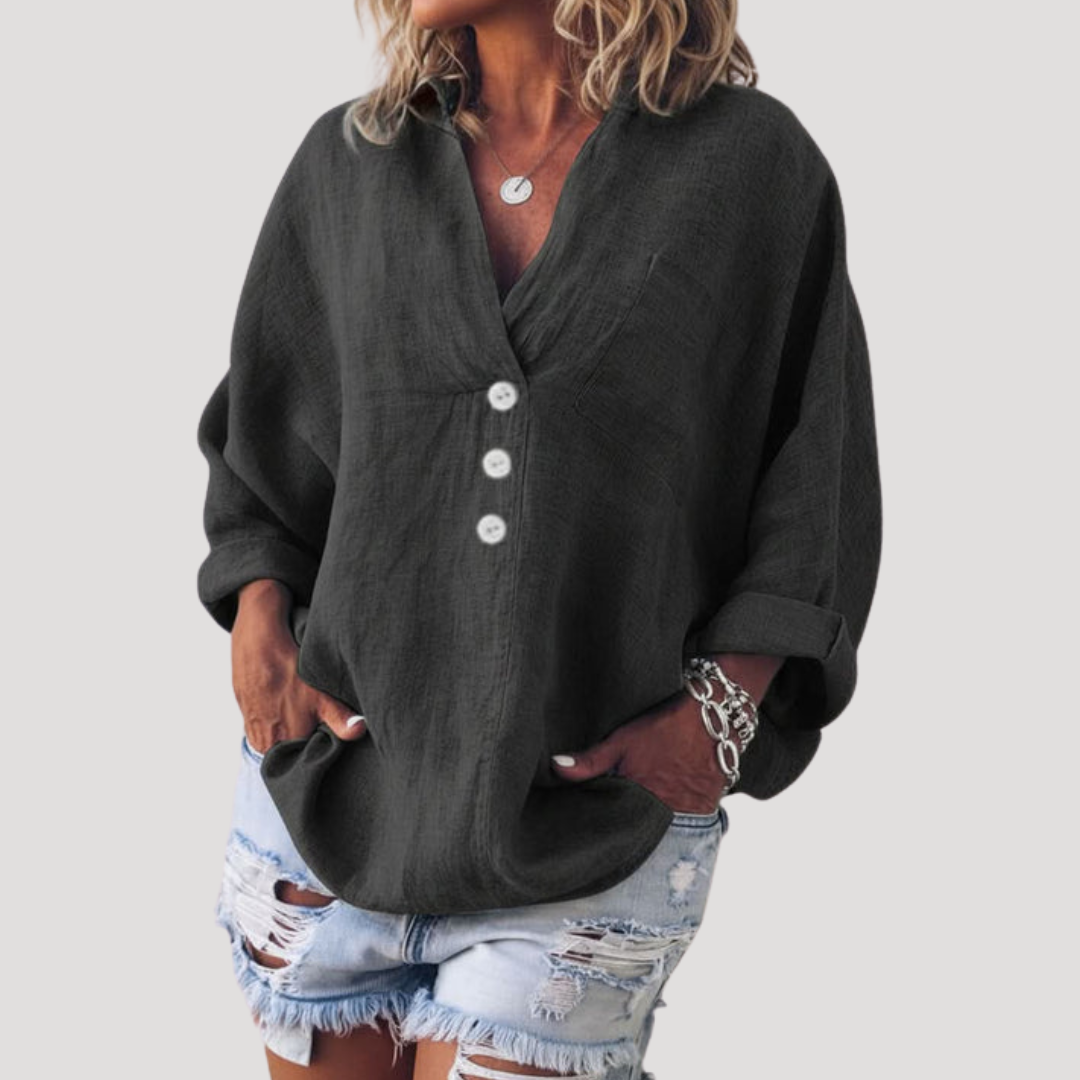 MARGA | Soepelvallende Blouse
