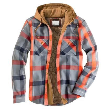 Bram™ | Comfortabele patchwork jas met capuchon