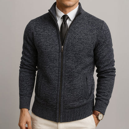 Davi™ | Moderne Getextureerde Zip Trui
