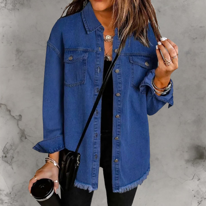 Kian™ | Casual Denim Jas Met Knopen