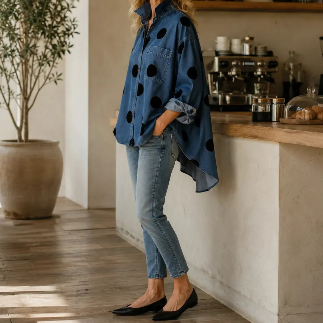 MAARTJE | Stijlvolle Denim Blouse