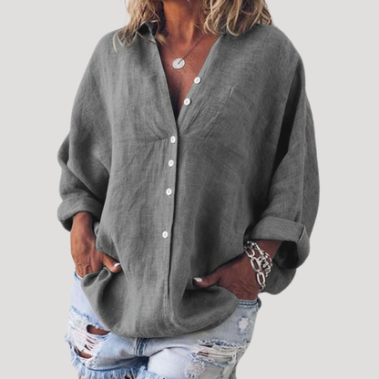 MARGA | Soepelvallende Blouse