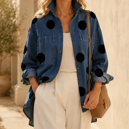MAARTJE | Stijlvolle Denim Blouse