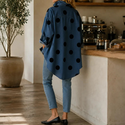MAARTJE | Stijlvolle Denim Blouse