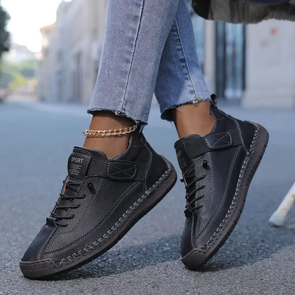 Van Laar | Comfortabele Sneakers met Brede Neus | Licht & Comfortabel
