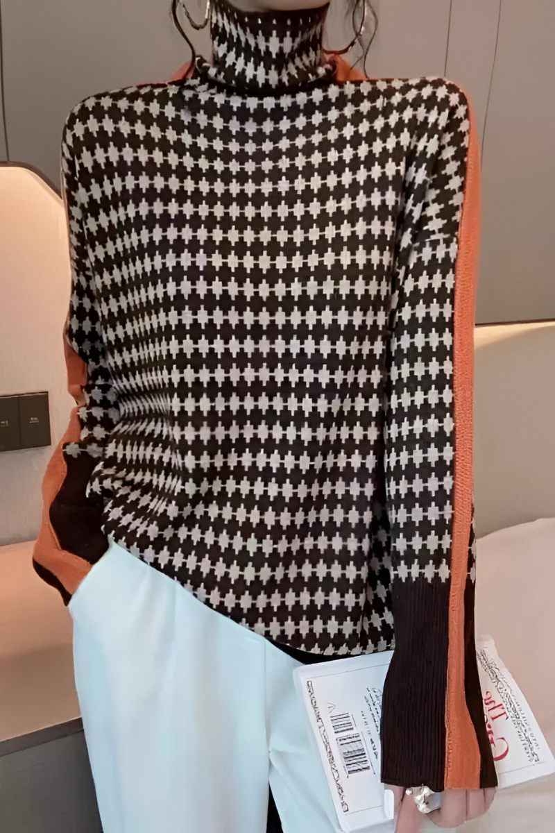 Oranje Ruit (Bijna uitverkocht) / 3XL