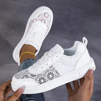 TINEKE | Elegante Kanten Sneakers