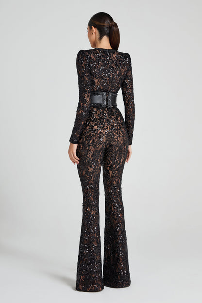 Serin™ | Elegante Pailletten Jumpsuit