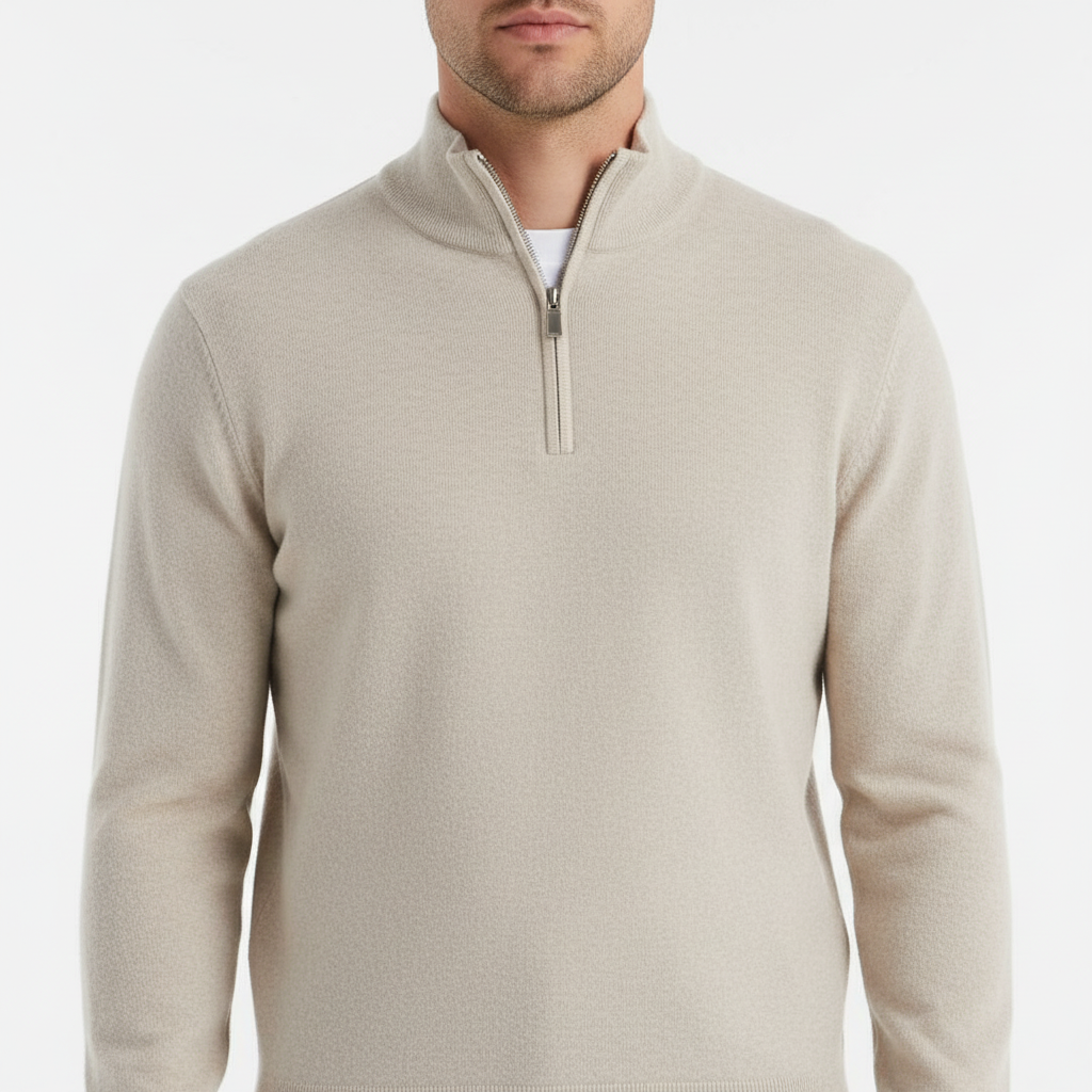 ROGER | Herenpullover Met Rits