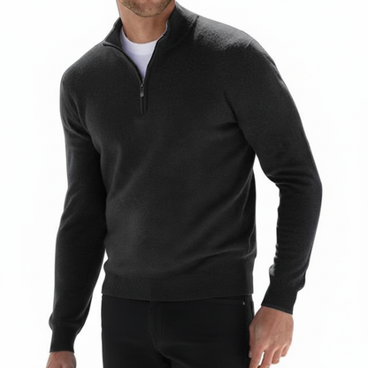 ROGER | Herenpullover Met Rits