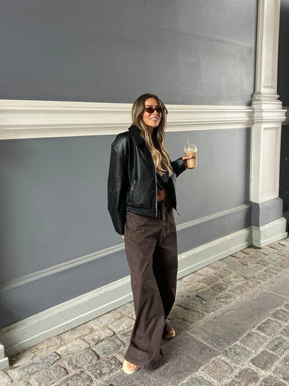 Mila™ | Leren Jas