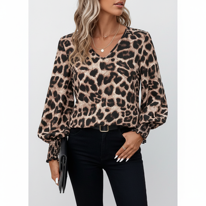 ANNIE | Blouse met Dierenprint