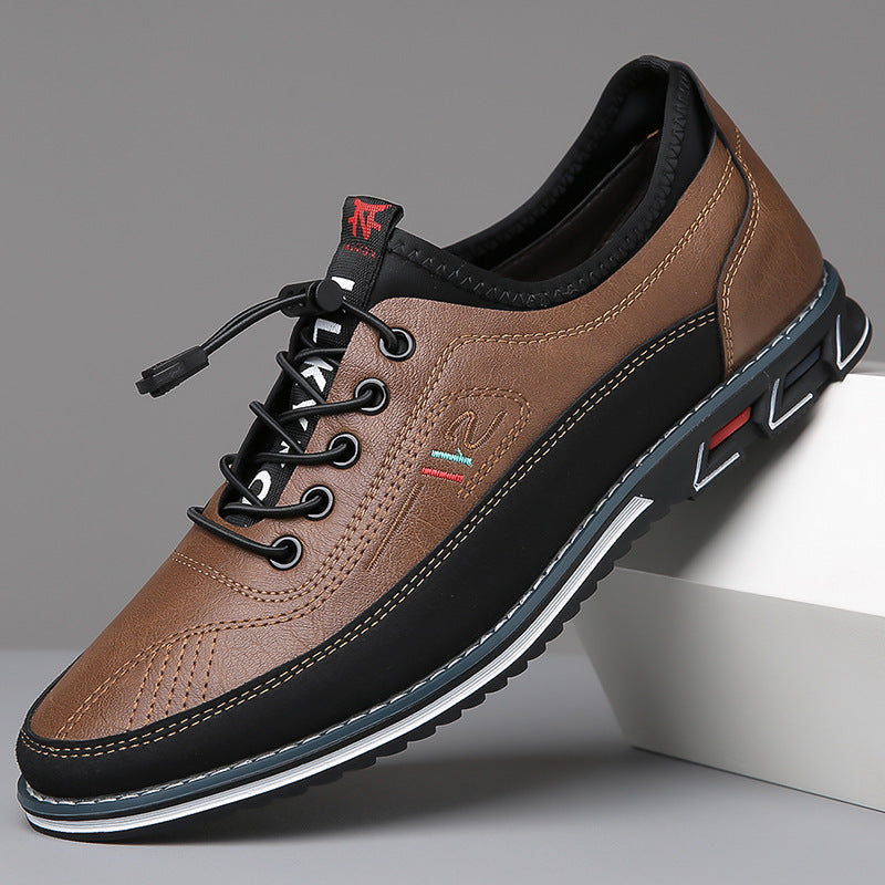 Van Laar | Comfortabele kunstlederen herenschoenen