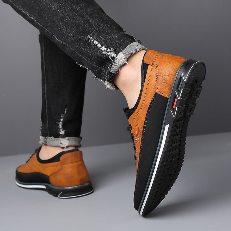 Van Laar | Comfortabele kunstlederen herenschoenen