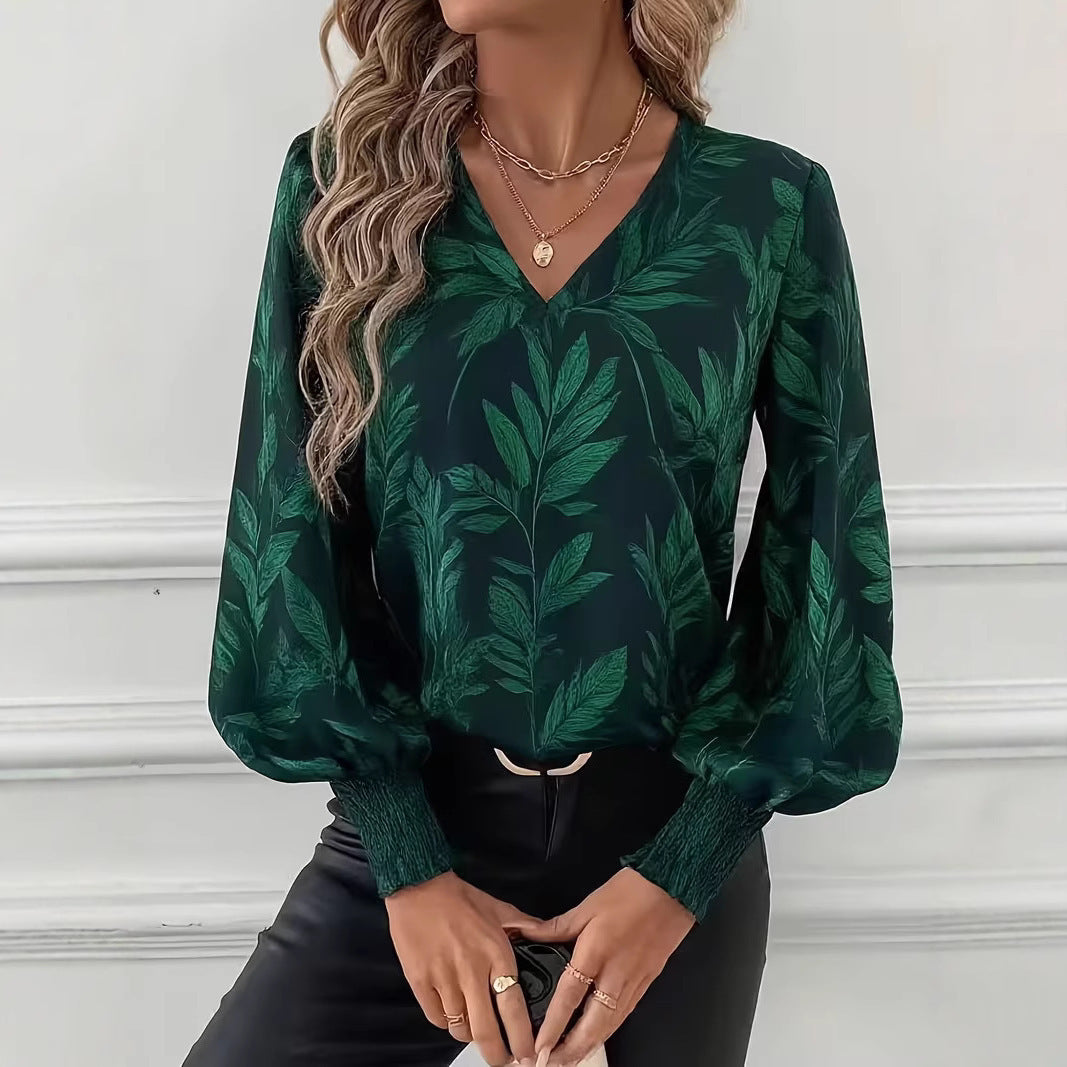 ANNIE blouse groen