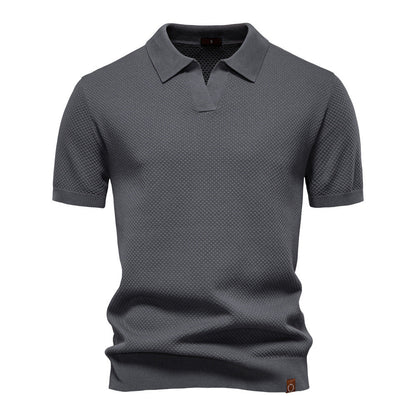 Van Laar | Elegante polo met korte mouwen