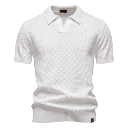 Van Laar | Elegante polo met korte mouwen