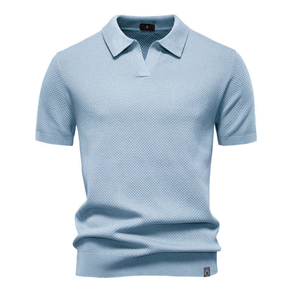 Van Laar | Elegante polo met korte mouwen