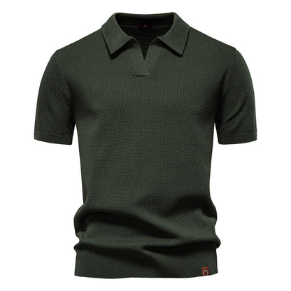 Van Laar | Elegante polo met korte mouwen