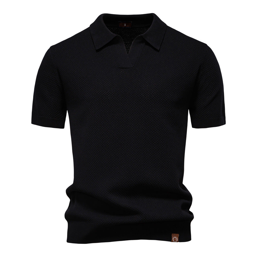 Van Laar | Elegante polo met korte mouwen