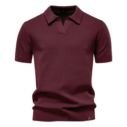 Van Laar | Elegante polo met korte mouwen