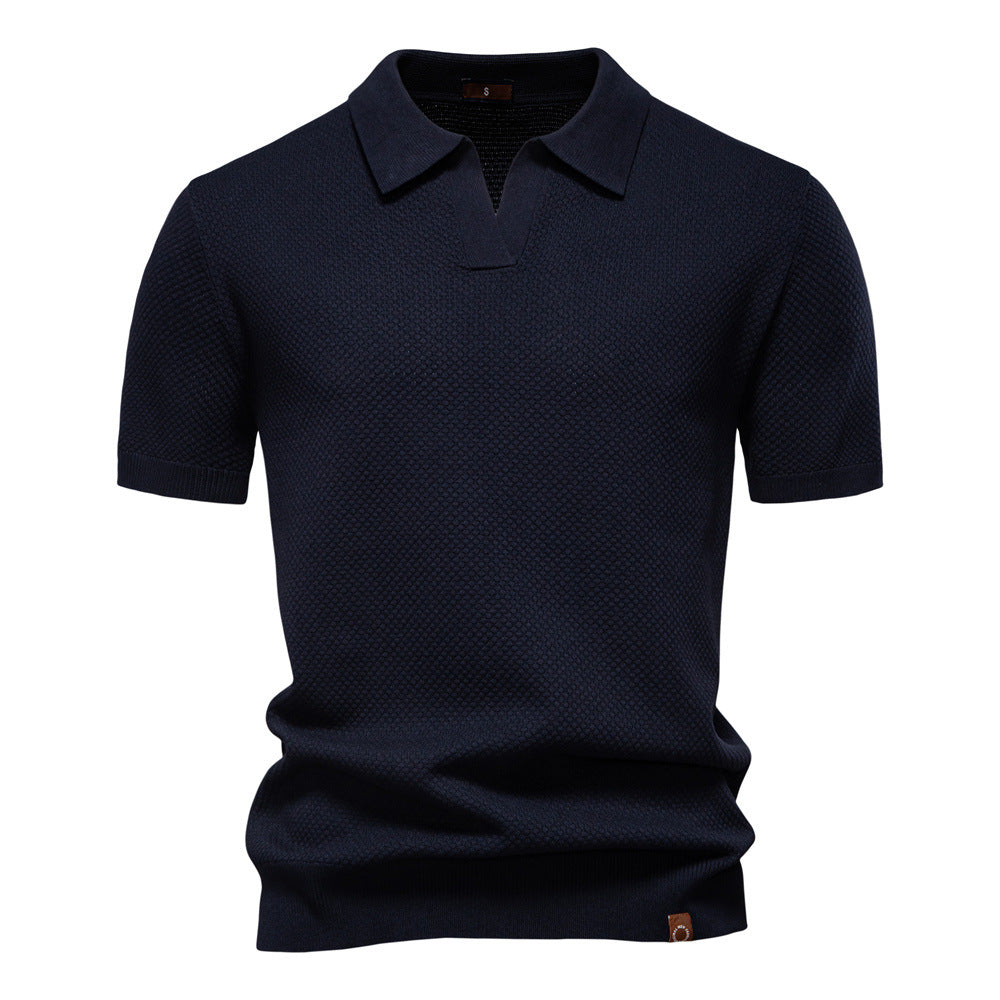 Van Laar | Elegante polo met korte mouwen