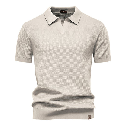 Van Laar | Elegante polo met korte mouwen