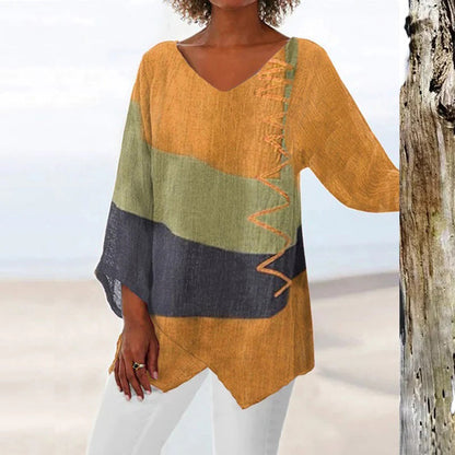 WILLY | Kleurrijke Asymmetrische Blouse
