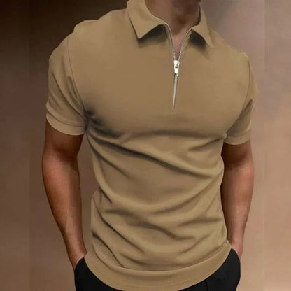 Van Laar | Klassieke Rits Polo Shirt