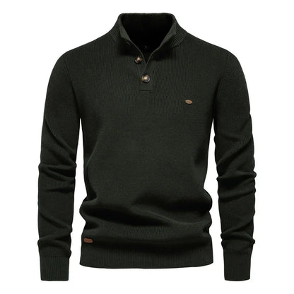 Koelman | Herenpullover met knoopdesign