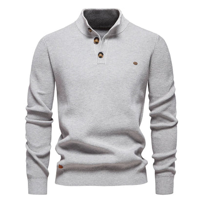 Koelman | Herenpullover met knoopdesign