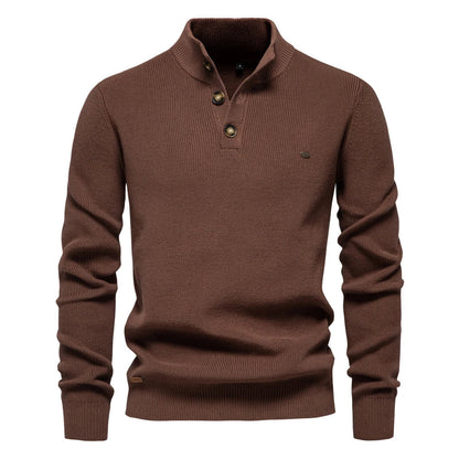 Koelman | Herenpullover met knoopdesign