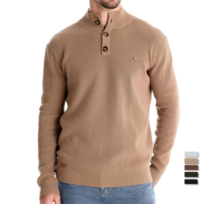 Koelman | Herenpullover met knoopdesign