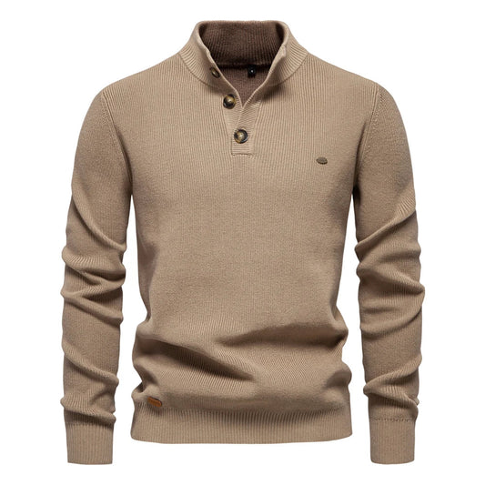Koelman | Herenpullover met knoopdesign