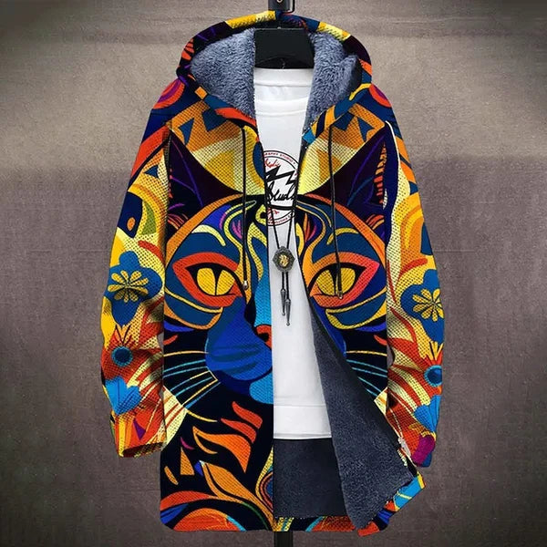 Kleurrijk patroon met katten / 4XL