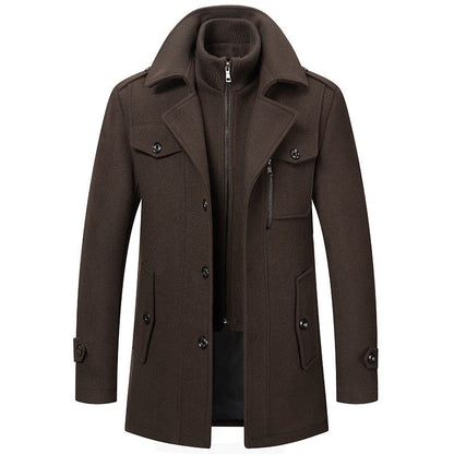 Bruno™ | Elegante Winterjas Met Rits & Knopen