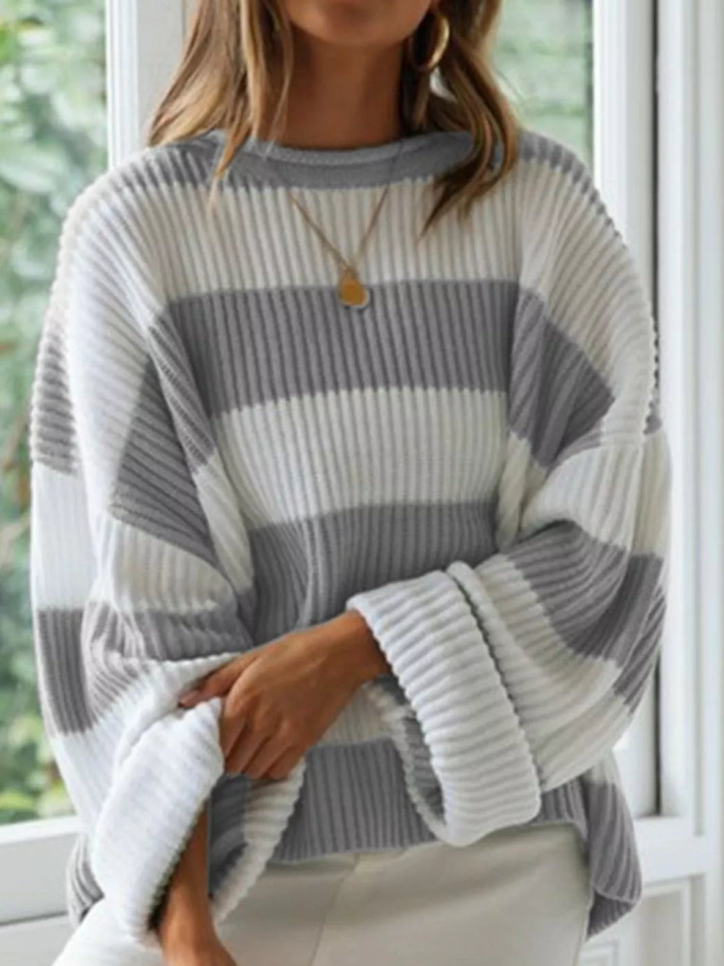 ELLY | Gestreepte Comfort Trui